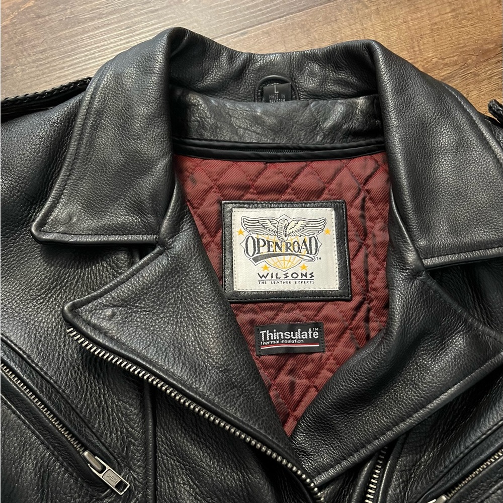 Open Road Wilson’s Leather Motorcycle Jacket